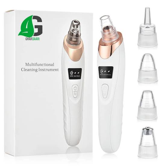 "Electric Blackhead Remover Pore Vacuum | 5-Speed Suction, LED Display, Deep Facial Cleaning & Skin Care Tool"