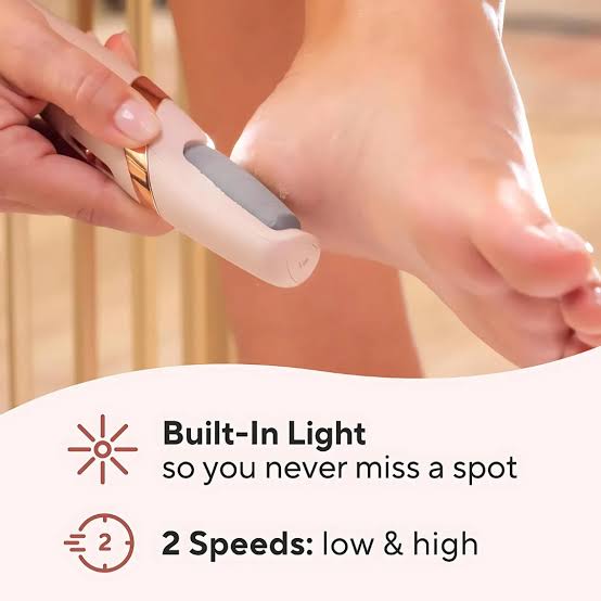 Rechargeable, Electric Callus Remover, Foot Pedicure Machine, Dead Skin, Cracked Heels, Smooth Feet, Professional, Salon Grade.