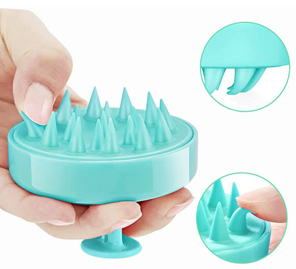 Silicone Scalp Massager Shampoo Brush for Hair Growth & Anti-Dandruff – Deep Scalp Cleaning, Relaxing Shower Massage, Improve Blood Circulation