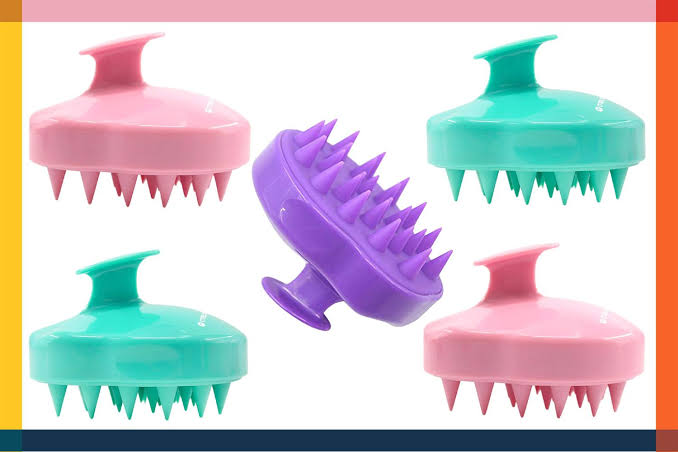 Silicone Scalp Massager Shampoo Brush for Hair Growth & Anti-Dandruff – Deep Scalp Cleaning, Relaxing Shower Massage, Improve Blood Circulation