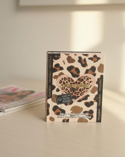 MacoAllure 6-in-1 Palette Notebook – All-in-One Eyes, Lips & Face Makeup Kit