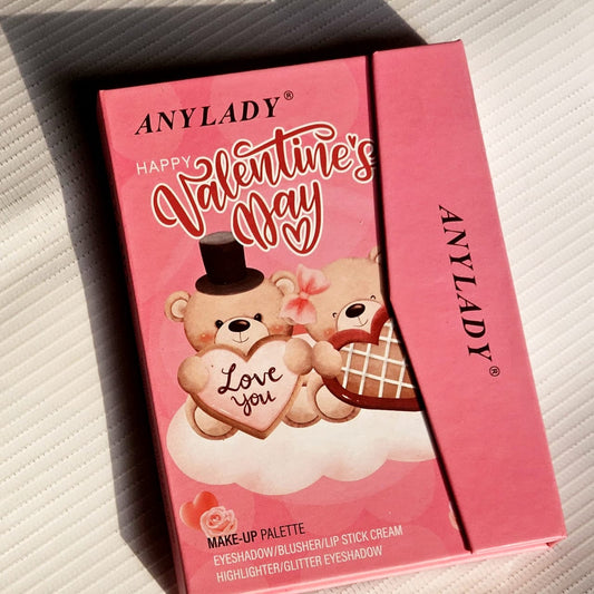Anylady Valentine’s Day Makeup Book – All-in-One Romantic Glam Palette