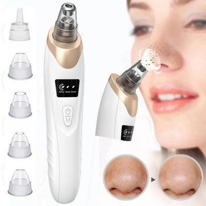 "Electric Blackhead Remover Pore Vacuum | 5-Speed Suction, LED Display, Deep Facial Cleaning & Skin Care Tool"