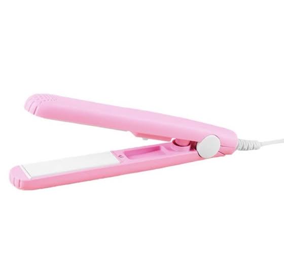 “Professional Mini Ceramic Hair Straightener | Portable Travel Flat Iron for Quick Smooth Styling”