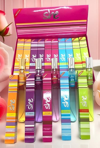Pen Pocket Perfume Pack of 5 | Long-Lasting Travel Size Fragrance
