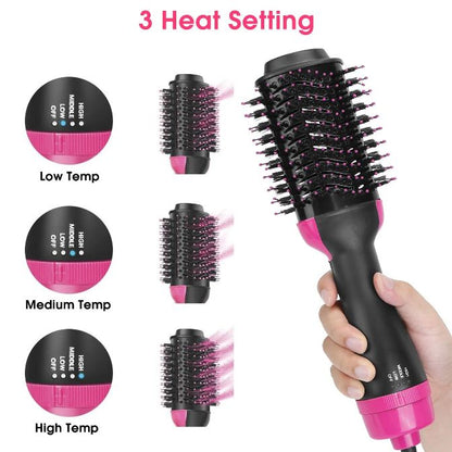 4-in-1 Hot Air Brush | Dryer, Straightener & Volumizer