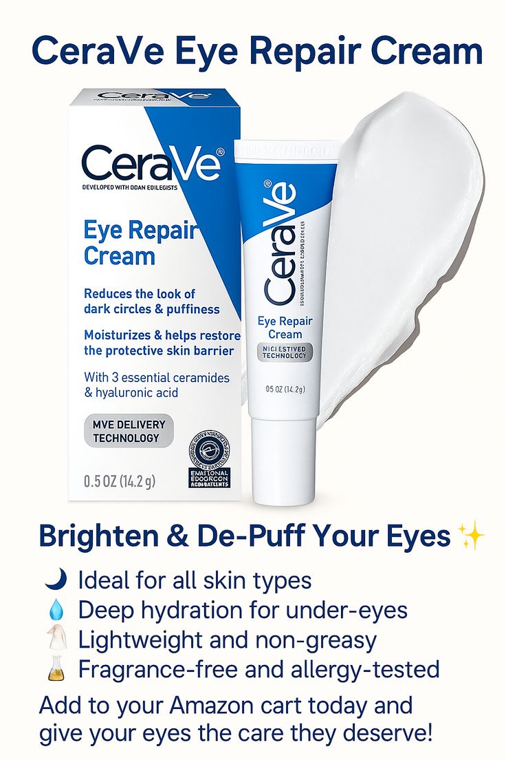 CeraVe Eye Repair Cream | Hydrating & Anti-Aging Eye Care